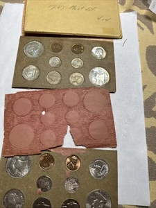 1957 P&D UNC Set in OGP - Uncirculated w/Toning - 20 UNC Coins Total - Picture 1 of 15
