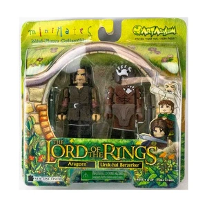 Diamond Select Action Figure Aragorn & Uruk-hai Berzerker VG+/Mint - Picture 1 of 2