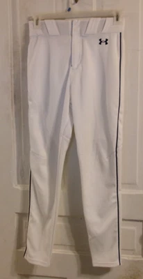 Pantalones de béisbol Under Armour blancos SM/P/CH 100 % poliéster Foto 1 de 3