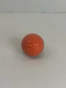 VINTAGE PING GOLF BALL DARK BLUE ORANGE PING EYE 1 KARSTEN - Picture 1 of 5