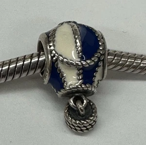 Charm Pandora S 925 ALE in argento sterling su e giù mongolfiera ~ 791145ENMX - Foto 1 di 5
