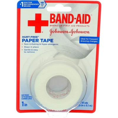 5 Pack Band-Aid Paper Tape, 1 inch - Image 1 of 4