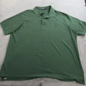 Polo Ralph Lauren Poloshirt Herren 4XLT Kurzarm Baumwolle Grün Preppy Pony - Bild 1 von 7