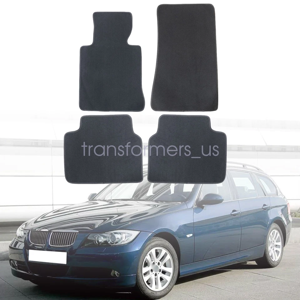 Alfombrillas antideslizantes de terciopelo delanteras-traseras 1999-2006 para BMW M3 serie 3 E46 Foto 1 de 4