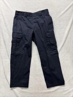 Pantalones cargo Elbeco Tek 3 para hombre 40x29 EMT médicos militares bolsillos azul marino Foto 1 de 4