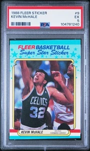 Pegatinas Fleer #9 Kevin McHale 1988-89 PSA 5 - Imagen 1 de 2