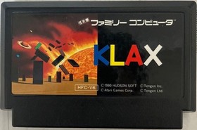 KLAX NES FC Nintendo Famicom Japanese Version