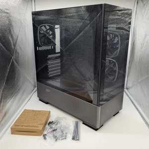 Montech Sky Two, Dual Tempered Glass ATX Gaming Mid Tower Computer Case - Black - Picture 1 of 8