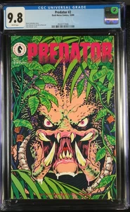 CGC 9.8 Dark Horse Comics PREDATOR #2 Chris Warner COVER monster ALIEN avp !!! - Picture 1 of 2