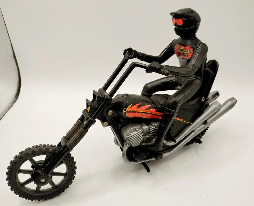 Vintage 1980 TEAM AMERICA Marauder SUPER STUNT CHOPPER Ideal Toys Evel Knievel - Image 1 of 4
