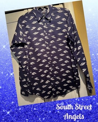 BROOKS BROTHERS ~ NAVY BLUE & WHITE WHALE COTTON BUTTON DOWN SHIRT ~ BOYS XL - Image 1 of 4