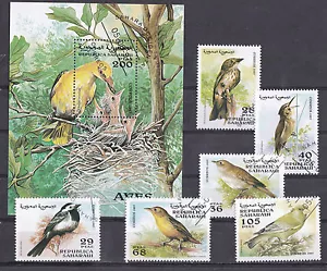 Q1075 - Saharaui 1997 - Set + Block - Vogels/Birds/Vögel - Imagen 1 de 1
