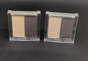 APT. 5 Duo Shadow Eyeshadow Eye Makeup SD-16 BONE/CHARCOAL GREY (LOT OF 2) - Picture 1 of 3