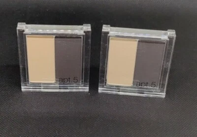 APT. 5 Duo Shadow Eyeshadow Eye Makeup SD-16 BONE/CHARCOAL GREY  (LOT OF 2) - Image 1 of 3