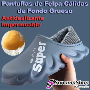 Pantuflas de Sudadera Cálidas de Fondo Grueso Impermeable Antideslizante 🙂 - Imagen 1 de 21