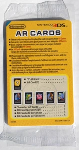 New & Sealed - Nintendo 3DS Lot of 6 AR Cards - Picture 1 of 2