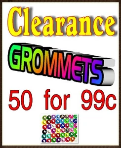 CLEARANCE!! Lot 50 for 99c!  Overstock Silicone GROMMETS, Food safe, 5/16 & 3/8" - Picture 1 of 36
