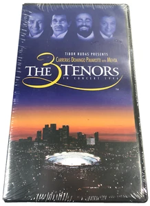VHS The 3 Tenors In Concert 1994 José Carreras HIFI Stereo Tibor Rudas SEALED - Foto 1 di 3