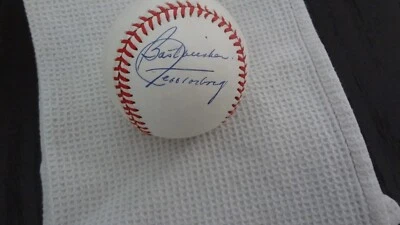 JEFF TORBORG AUTOGRAPHED BASEBALL BEST WISHES  - Image 1 of 3