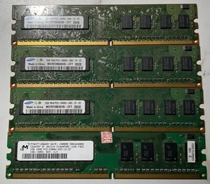 4 Sticks of 1GB 1Rx8 PC2-6400U-666-12-ZZ Memory - Picture 1 of 1