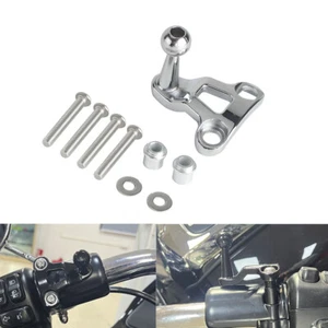 Motorcycle Cell Phone Holder Ball-Tipped Mount for Harley Touring Dyna Softail - Picture 1 of 8