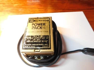 ELDON ~ Slot car  Power PACK / TRANSFORMER - MODEL # 3400 - Picture 1 of 3