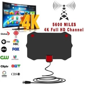 TV Antenna Smart Digital Upgraded Digital TV Antenna 5600 Miles Signal Amplifier - Picture 1 of 11