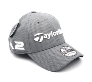 NEW TaylorMade New Era Tour 39Thirty Small/Medium Gray Golf Hat Cap
