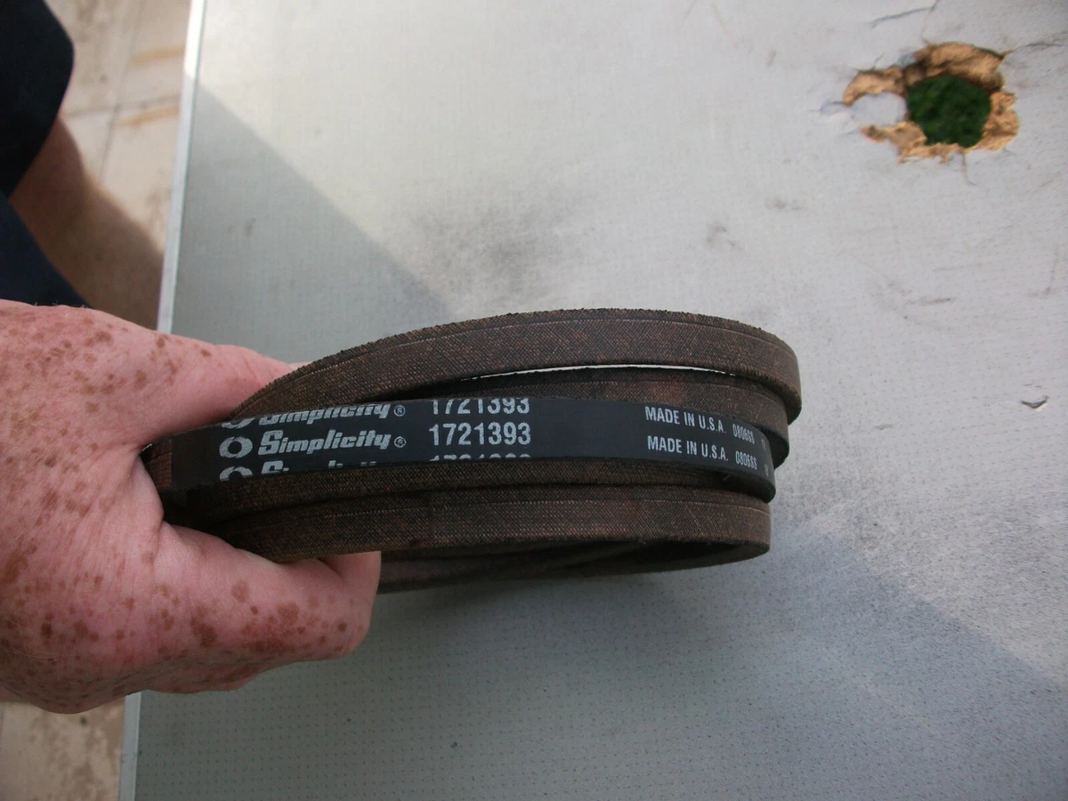 Simplicity Lawnmower Replacement Belts 1676460 SIMPLICITY BELT *GENUINE ...
