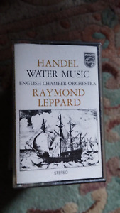 Raymond Leppard Kassette ""Händel: Wassermusik