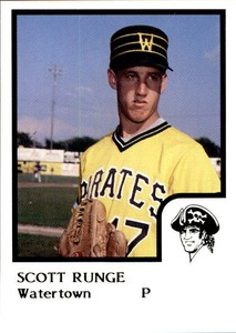 1986 Watertown Pirates ProCards #20 Scott Runge Sacramento California CA Card