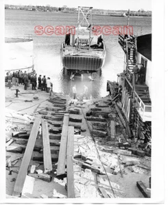 3CC090 RP 1962 STURGEON BAY WI ASTILLERO PBI constructor naval lanzamiento dragaminas marina - Imagen 1 de 3