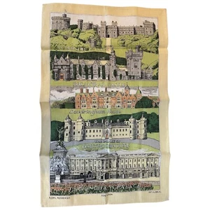 PAT ALBECK Royal Residence Tea Towel English Irish Linen National Trust NEW NWOT - Picture 1 of 11