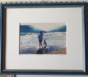 GREG STONES " KEEP AWAY " SERIGRAFIA FIRMATA E NUMERATA 8/250 IN CORNICE OTTIMA - Imagen 1 de 7