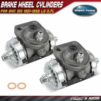 2x Front & Rear Side Brake Wheel Cylinder for GMC 150 1951-1952 L6 3.7L 5450071 - Image 1 of 4