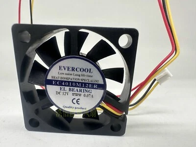 EVERCOOL EC4010M12ER 4010 DC12V 0.07A 4CM Cooling Fan - Image 1 of 3