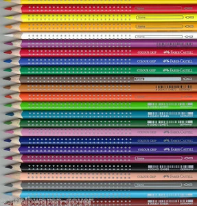 Farbstift Colour-Grip Faber-Castell 24 Einzelfarben wählbar Buntstift Buntstifte - Bild 1 von 24