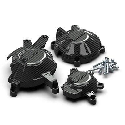 Fit for Honda CBR650R CBR650F CB650 2019-2022 Carbon Fiber Engine Cover Foto 1 de 4