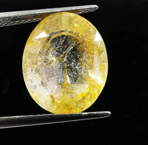 Zafiros amarillos naturales certificados 9,80 quilates Ceilán Sri Lanka piedras preciosas sueltas - Imagen 1 de 5