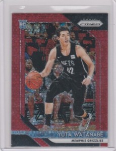 2018-19 PRIZM Yuta Watanabe RC Rookie #146 RED Disco Fast Break Prizm 106/125