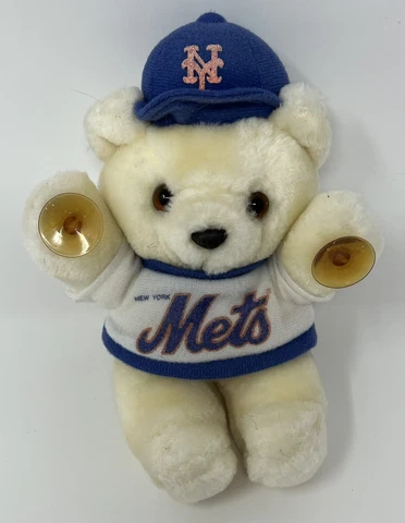 NY Mets MLB Teddy Bear Suction Cup Plush Stuffed Animal Toy Twins READ DETAILS Cover