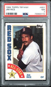 1984 Topps Tiffany Jim Rice #401 PSA 7 NM