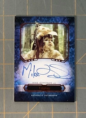 Topps: Star Wars: MasterworK - MIKE EDMONDS AS LOGRAY sn. 24/25 (2016) - Image 1 of 4