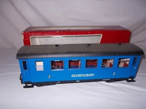 LGB 3163 ZILLERTALBAHN G SCALE PASSENGER CAR NICE,CLEAN AND LIGHTS! LOT #S-19 - Picture 1 of 6