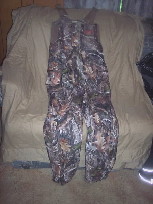 Mens Small Camo Bib Overalls Hunting Bibs Kanati Camo Non Insulated Fishing Bibs - Image 1 of 4