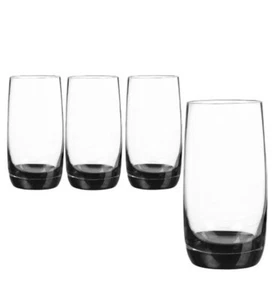 Qualia Glass Ebony Highball Glasses Set Of 4 ๐๐ - Picture 1 of 2
