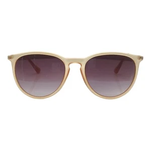 Panto Sonnenbrille Vintage Style Oval Beige Transparent Festivalbrille Luxxada® - Bild 1 von 6