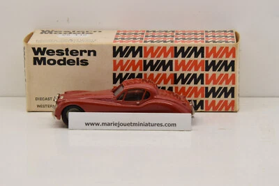 JAGUAR XK 120 1951 WESTERN MODELS 1/43 MONTAGE USINE NEUF EN BOITE (défaut) - Photo 1/4