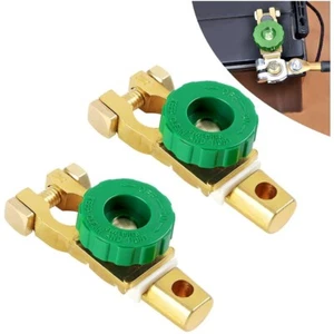 2PCS Car Battery Link Terminal Quick Cut-off Disconnect Master Kill Shut Switch - Picture 1 of 8