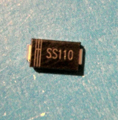 TAIWAN SEMICONDUCTOR 10Stück SS110 Schottky Dioden & Gleichrichter 1A 100V DO-214AA (SMB)
